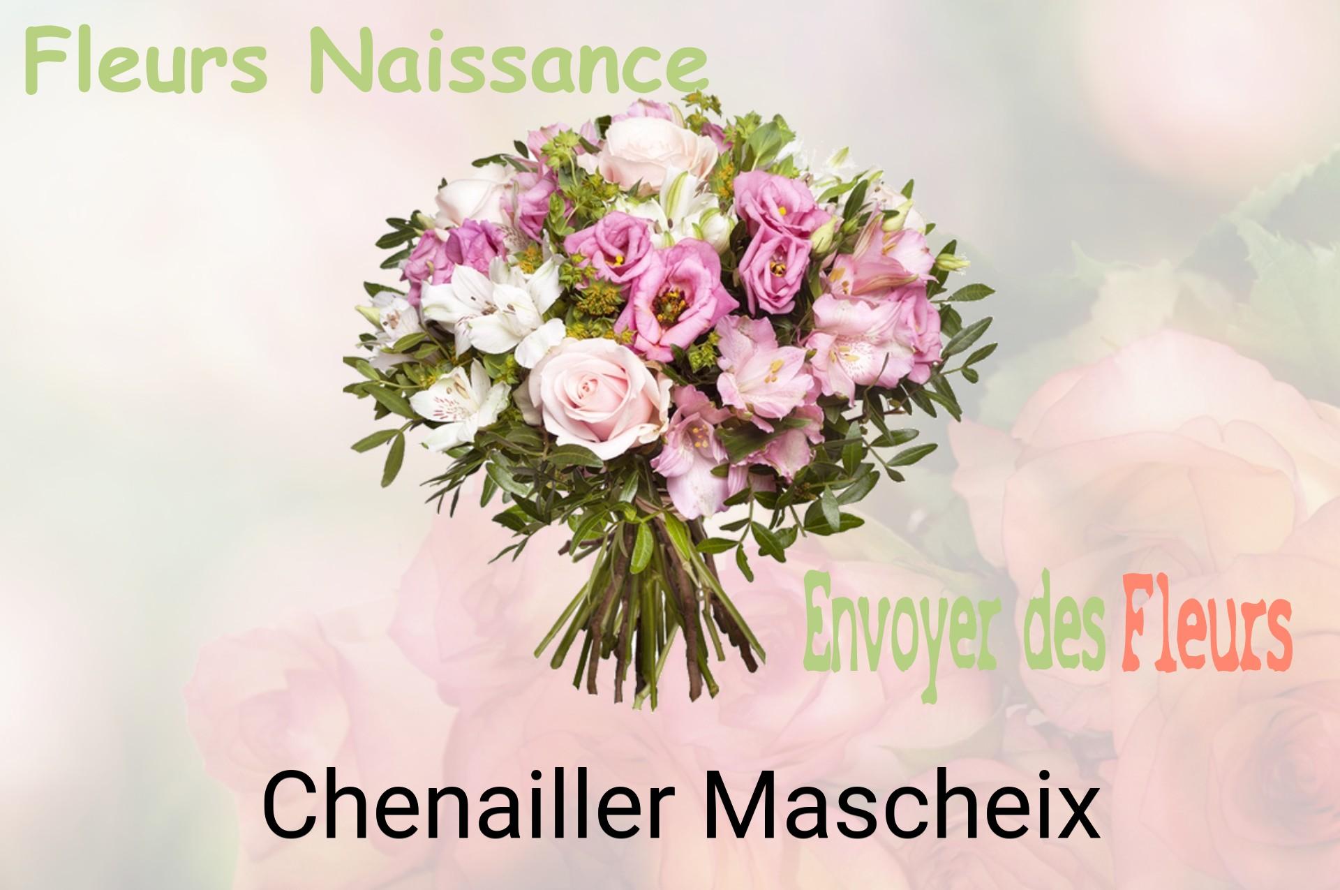 Bouquet de fleurs de naissance livré à Chenailler-Mascheix